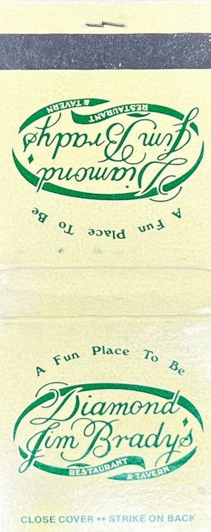 Diamond Jim Bradys (E7Core Cafe) - Matchbook (newer photo)